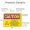 Signmission Radiation & Laser Sign, 18 in H x 24 in W, Plastic, Rectangle OS-2PACK-CR-P-1824-L-10145 - alternate 3